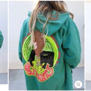 MadeWorn Green Graphic Hoodie